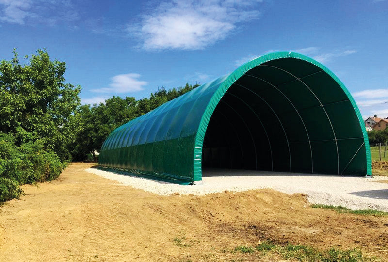 Oblouková hala šířky 9,45 m